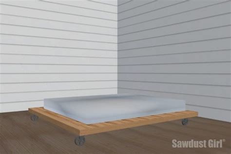 How to Make an Industrial Platform Bed - Woodworking Plans