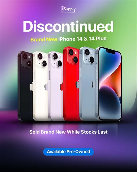 iSupply - Brand New iPhone 14 & 14 Plus — Discontinued but not gone