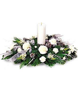 FTD Christmas Dreams Centerpiece - Same Day Delivery - Flowers Fast