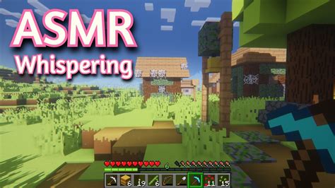 ASMR Gaming MINECRAFT SURVIVAL EP 5 Whispering Keyboard Sounds