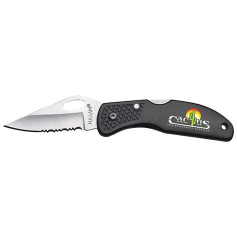 Maxam® Lockback Knife Rsk274 With Your Corporate Logo Color Imprinted