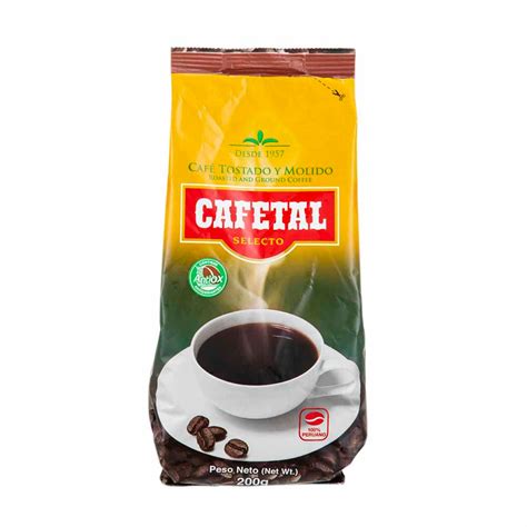 Café Tostado Y Molido Cafetal Selecto Bolsa 200g Real Plaza