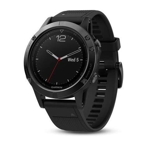 Sportski Sat Garmin Fenix Sapphire Hr Gps Multisport Crni Crni