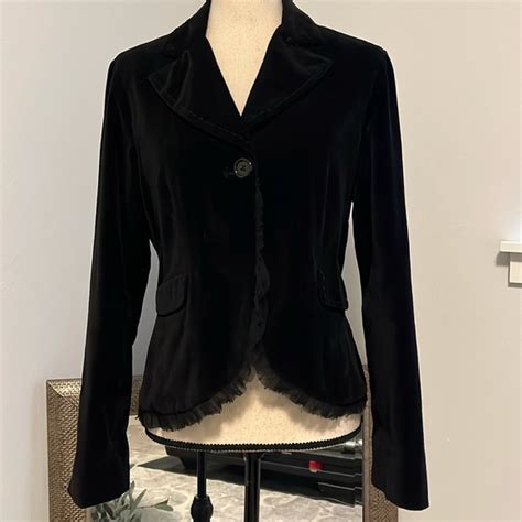 Anthropologie Jackets Coats Anthropologie Odille Velvet Jacket