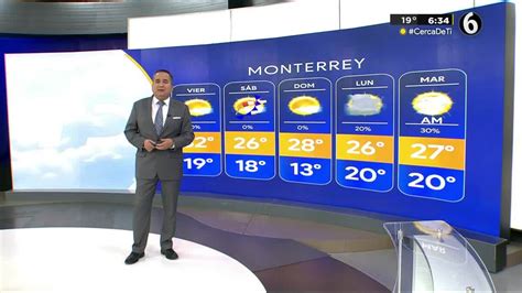 Clima en Monterrey de HOY jueves 3 de noviembre Telediario México