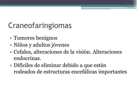 Tumores Cerebrales En La Infancia Ppt