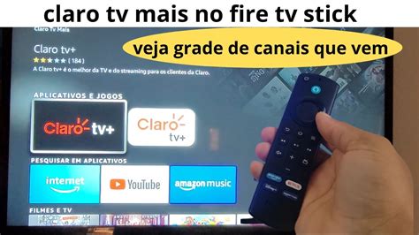 Claro Tv Mais No Fire Tv Stick K Ultra Hd Instalar App Youtube