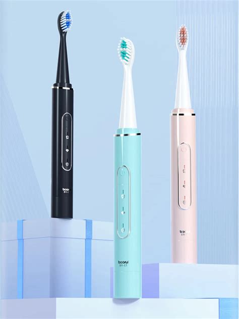 Sonic Electric Toothbrush Smart Timer For Adults With 90 Day Battery ...