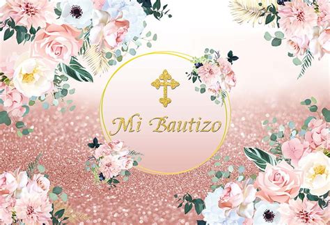 Mehofond Mi Bautizo Photography Background Mexican Baptism Party First