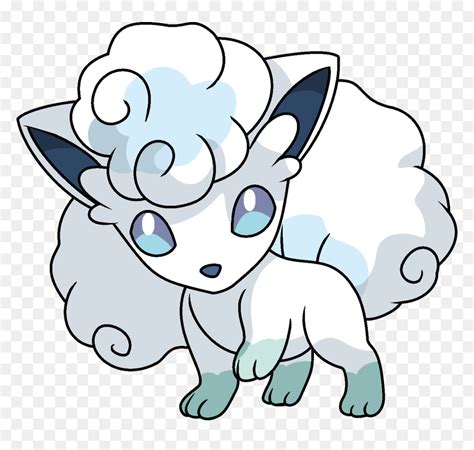 Pokemon Ice Type Vulpix Alola Vulpix Pokemon Sun Pokemon - Alolan Vulpix Png, Transparent Png - vhv