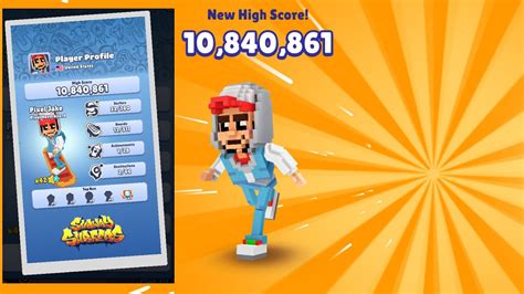 New High Score Subway Surfers Classic Pixel Jake Subway Classic