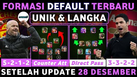 Formasi Default Terbaru Yang Unik Dan Langka Setelah Update Desember