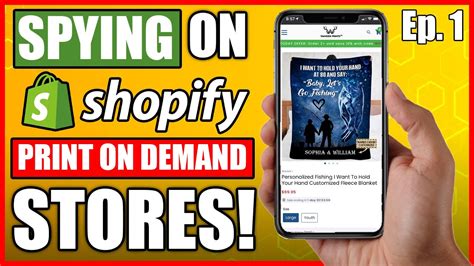 Spying On Profitable Shopify Print On Demand Stores Hooded Blankets