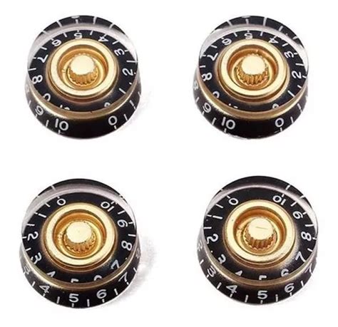 Knobs Perilla Cilíndrico Guitarra Lp O Bajo Vintage Meses sin interés