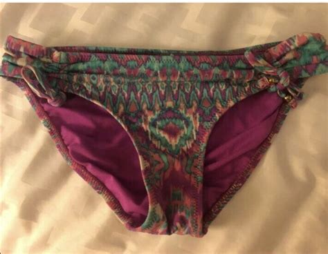 Cremieux Nwot Bikini Swimsuit Bottoms Multi Floral Women S Size Small