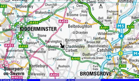 Kidderminster Map - United Kingdom