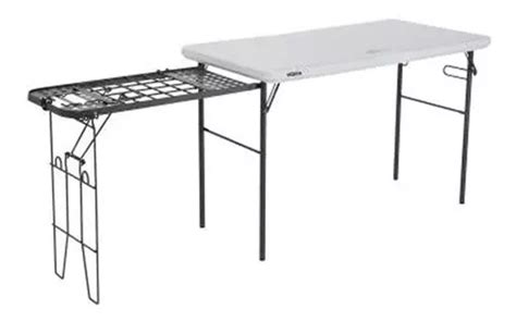 Mesa Dobr Vel Lifetime X Cm Grade De Metal Cor Branca