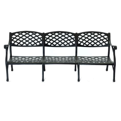 Heritage Cast Aluminum Patio Sofa By Lakeview Outdoor Designs Bbqguys