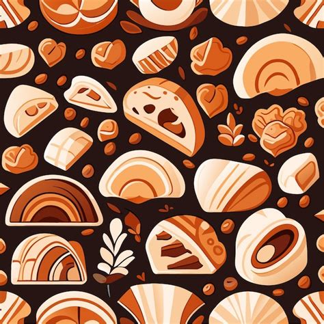 Premium Vector Bakery Seamless Pattern Or Background Design Doodle