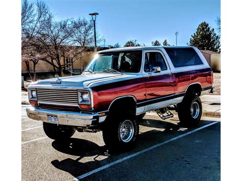 1987 Dodge Ramcharger For Sale ClassicCars CC 1093292