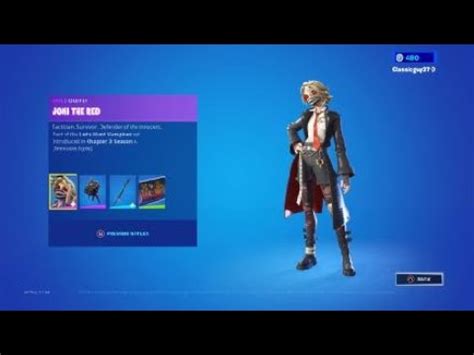 Fortnite New Joni The Red Skin Early Showcase December Crew Pack