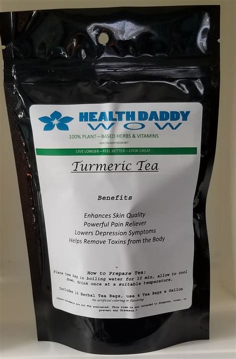 Turmeric Tea - Health Daddy Wow