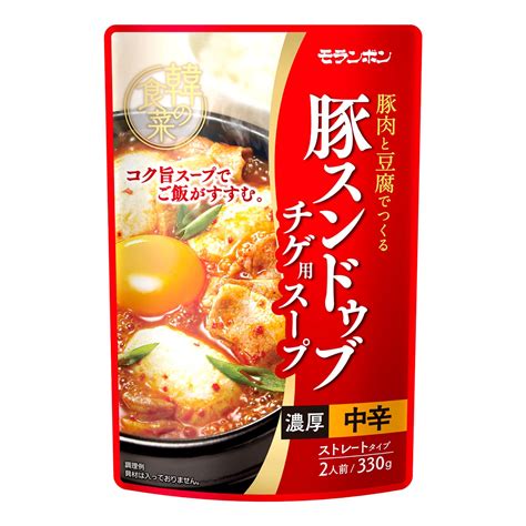 モランボン 韓の食菜 豚スンドゥブチゲ用スープ 330g 亜州太陽市場 オンラインストア