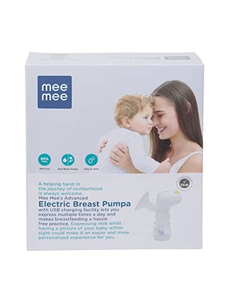 Mee Mee Advanced Electric Breast Pump White Mero Momma