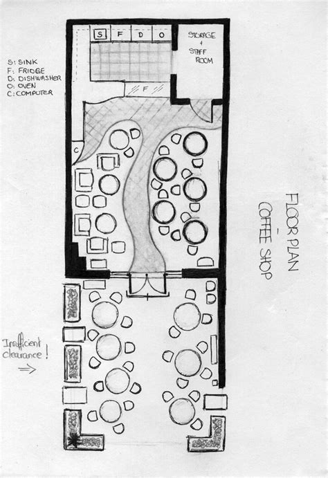 Floor Plan Coffee Shop Coffee Shop Design Cafe Plan Cafe Floor Plan