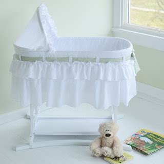 LaMont Home Good Night Baby White Bassinet - Bed Bath & Beyond - 8146405