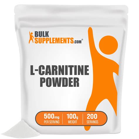 carnitine powder  mg amino acid supplement  weight management