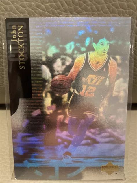 UTAH JAZZ HOF John Stockton Special Edition Hologram NBA 1994 95 Upper