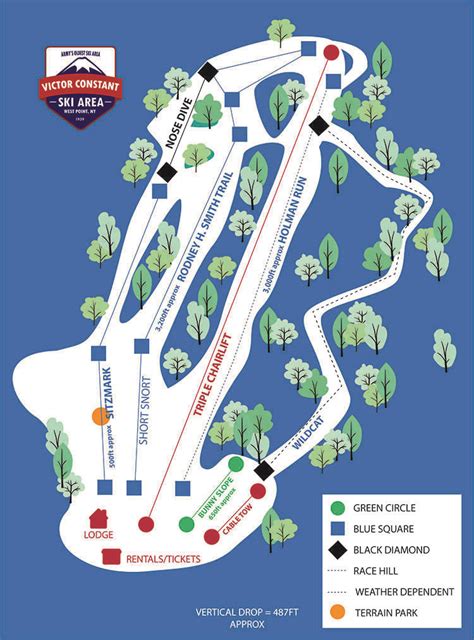 Victor Constant Ski Area Trail Maps Opensnow