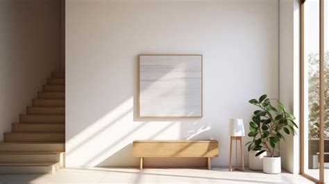 Premium AI Image | Minimalist Living Room with White Furniture