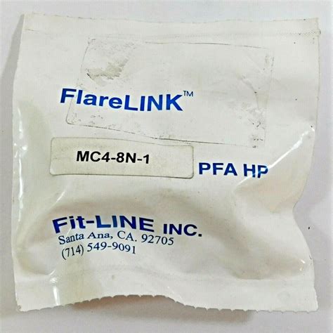 Fit Line Mc N X Pfa Male Connector Dan S Discount Tools