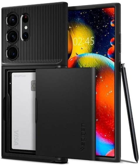 Spigen Slim Armor Cs Sam S Ultra S Czarny Black Acs Etui Na