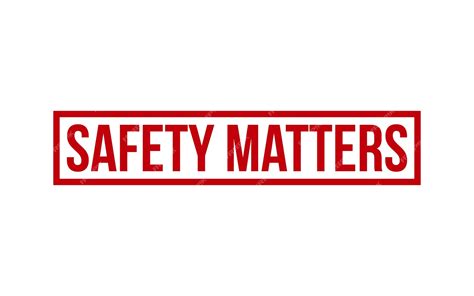 Premium Vector Safety Matters Rubber Stamp Seal Vector