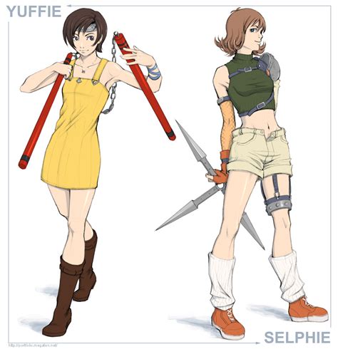 Yuffie Kisaragi And Selphie Tilmitt Final Fantasy And 3 More Danbooru