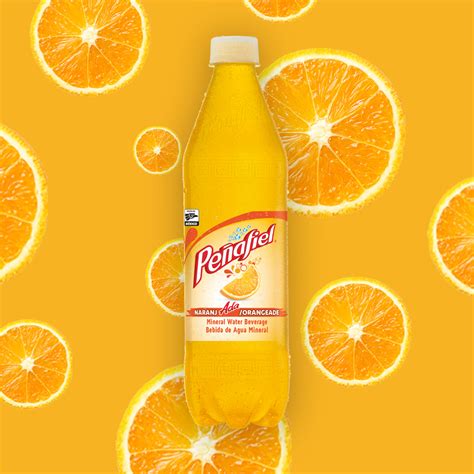 Pe Afiel Naranjada Agua Mineral Sabor Naranja