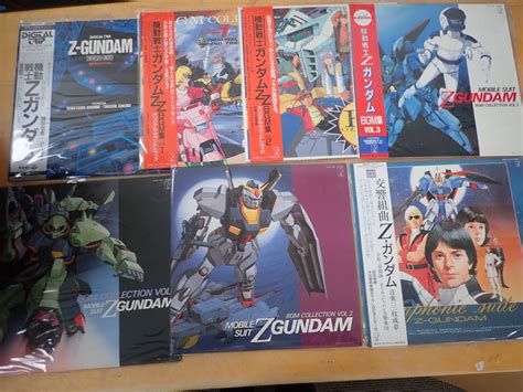 Q13d ポスター付6枚 機動戦士zガンダム ガンダムzz Lp 7枚セット Bgmコレクション Vol12交響組曲bgm集