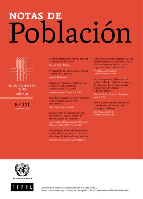 PDF Del rejuvenecimiento al envejecimiento de la población o