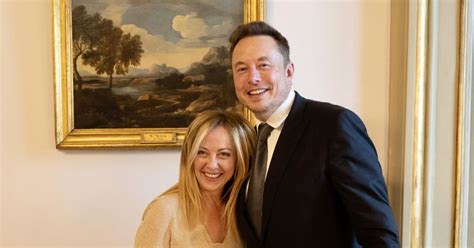 Elon Musk Pdg De Tesla A Rencontr Giorgia Meloni La Premi Re