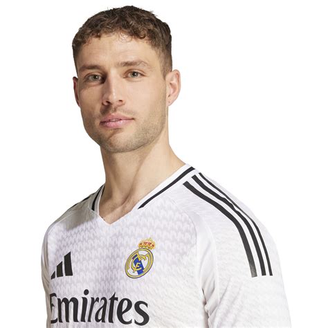 Maglia Home Originale A Maniche Lunghe Real Madrid 2024 25 Liga