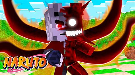 Minecraft Naruto Gold Despertei O Poder Do Modo Bijuu E Do