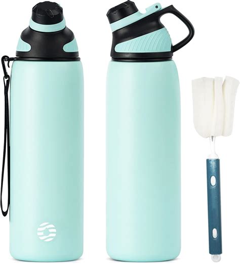 Fjbottle Gourde Isotherme avec Couvercle Magnétique 400ml 600ml 800ml