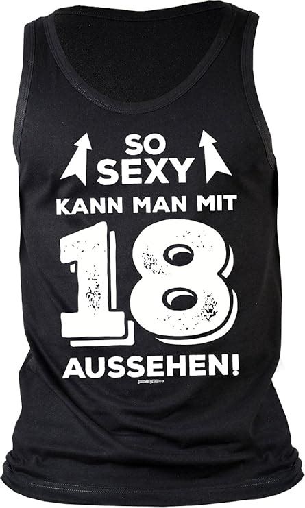 Geburtstags Top Herren Tank Top Spr Che Tr Ger Shirt So Sexy Kann Man