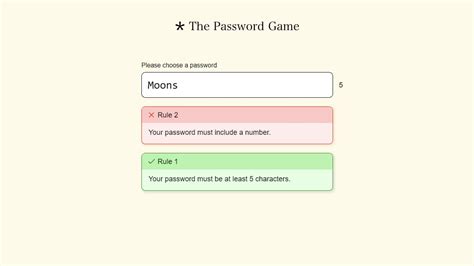 All Rules In The Password Game Listed Prima Games