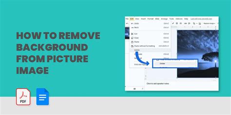 How To Remove Background From Picture Image In Google Slides Free