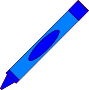 Blue Crayon Clipart