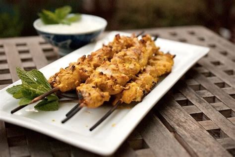 Yogurt Chicken Skewers – A Passionate Plate